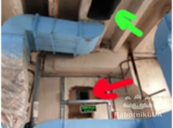 Монтаж витяжних вентиляторів х13шт., повітропроводи, віброопори.