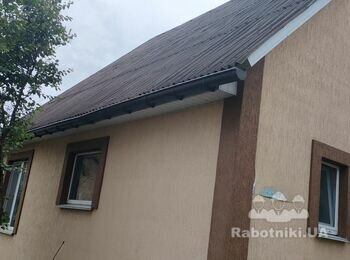 Перекриття двохскатного даху об'єм 120м2