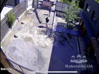 Укладка тротуарної плитки 115м + бордюр. ФЕМ