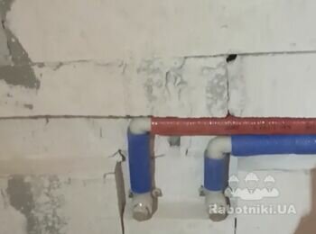 Штукатурка і укладка плитки 27м.кв.