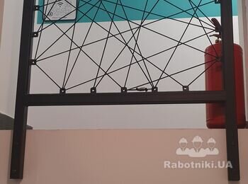 Свариить перила на лестницу