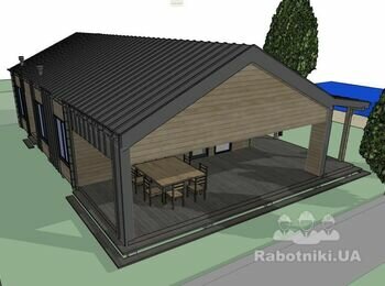 Каркасний будинок 88 м2