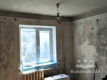 Ремонт в комнате. Электрика. Штробление.