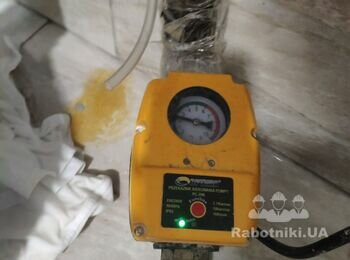 Установка гідроакумулятора на 50л