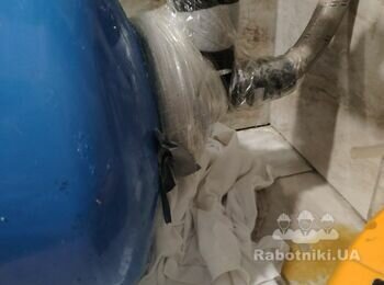 Установка гідроакумулятора на 50л