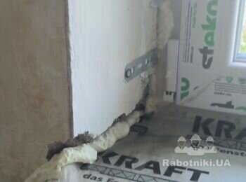 Шпаклювання віконних відкосів