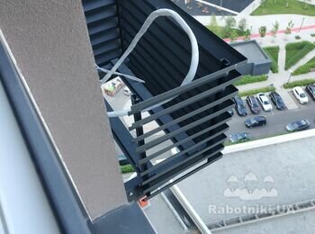 Повесить кондеционер 16й этаж,альпинисты