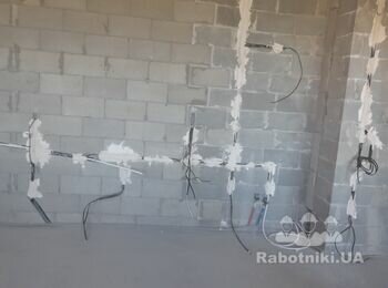 Машинна штукатурка в новобудові ЖК Терракота