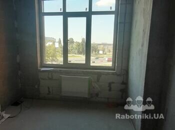 Машинна штукатурка в новобудові ЖК Терракота