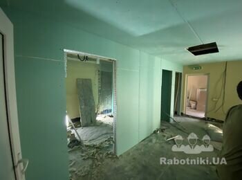 Стяжка на підлогу, Сантехніка плиточні та малярні роботи....