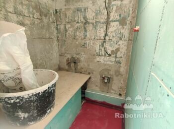 Плиточні роботи в санвузлах в квартирі