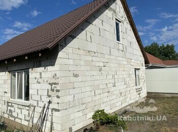 Отделка фасада частный дом