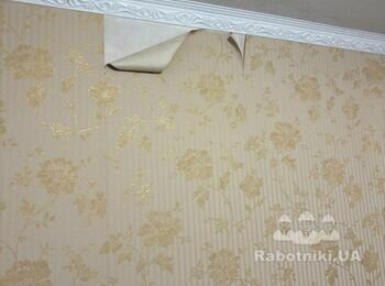 Переклеїти шпалери в квартирі, відновлення після протікання