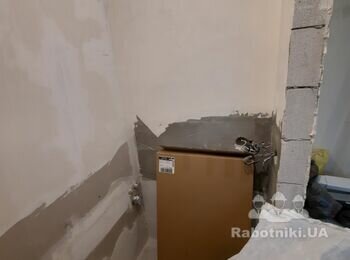 Укладка плитки санвузол 5 кв.м.