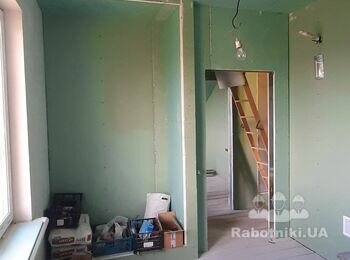 Укладка чистової дерев'яної підлоги (Обухів)