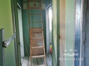 Укладка чистової дерев'яної підлоги (Обухів)