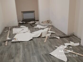 Капітальний ремонт цокольного поверху після затоплення