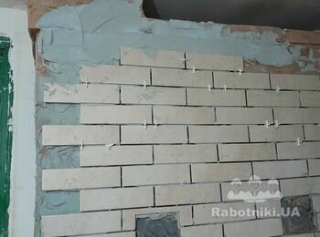 Укладка плитки 3м2, затирання швів