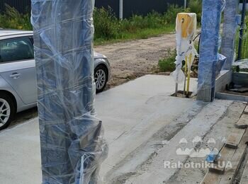 Відкатні ворота, хвіртка, паркан