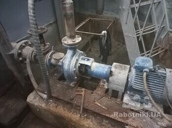 Відкачка води, заміна 2ох засувок ДУ80, демонтаж фекального насоса,