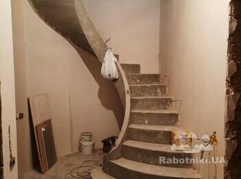 Виготовка під фарбування каркасу бетонних сходів