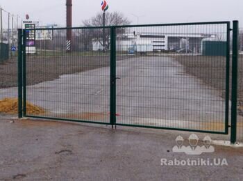 Встановлення 3D паркану протяжністю 500 метрів.