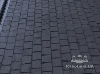 Укладка брусчатки