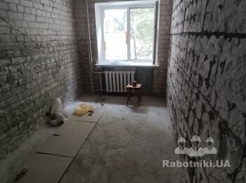 Штукатурка по маякам, 30м2