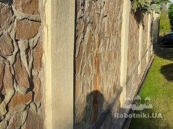 Ремонт (оновити штукатурку) на стовпчиках паркану