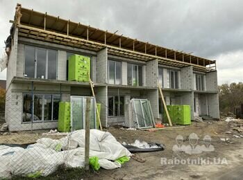 Односкатная прямоугольная крыша, 500м2, 35м*14м