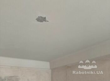 Видалення побелки зі стелі (бетон-моноліт)