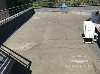 Гидроизоляция крыши 140 м.кв