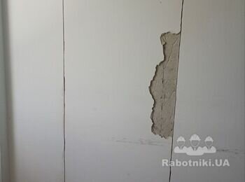 Алмазна різка бетону в перегородці