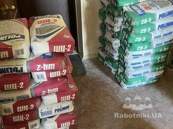 Сан узел 16 кв (штукатурка и плитка)