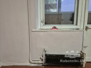Зварювальні роботи по встановленню 2х батерей опалювання