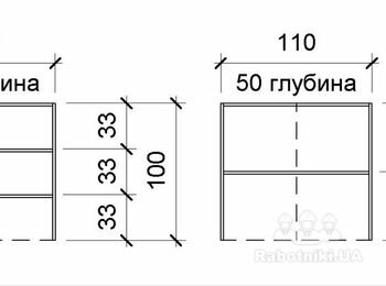 Виготовлення шафи та двох тумб на замовлення.