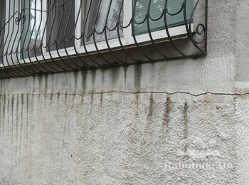 Монтаж армосетки и штукатурка фасада.