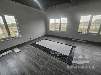 Монтаж потолка Армстронг 130 м. кв.