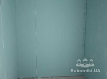 Шпаклювання гіпсокартонних стін та стель,фарбування за 2 рази