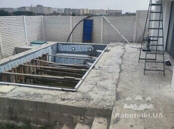 Укладка плитки на терассе