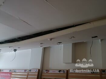 Проведення відновлювальних робіт у магазині Водафон