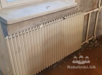 Замена двух радиаторов отопления