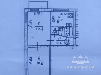 Дизайн проект 2х комнатной квартиры