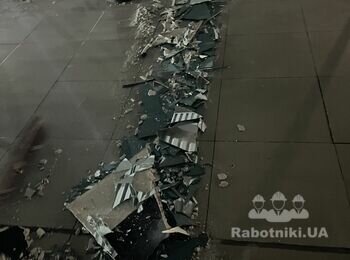 Укладка плитки 450кв.м. Sky Park, м. Вінниця, вул. Миколи Оводова, 51