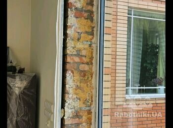 Укоси з гіпсокартонні на алюмініві великі вікна часн будинок (прибл 30