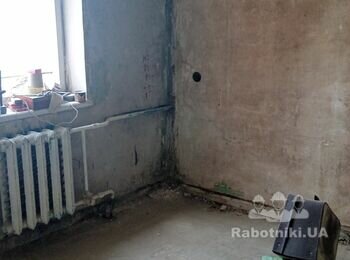 Машинная штукатурка стен - примерно 130 м2