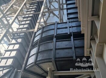 Утеплення та покриття металом котлоагрегату та газоходи