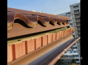 Кровельные работы на крыше 8 этажного дома