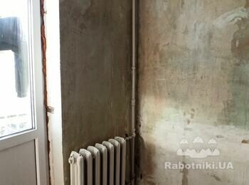 Заміна труби стояка опалення,під'єднання двох радіаторів до стояка