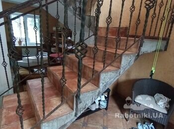 Отделка лестницы